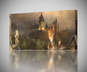Giclée sur toile Harry Potter Poudlard CA140