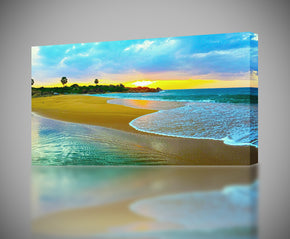 Beach Sunset Canvas Print Giclee