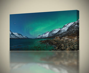 Northern Lights Aurora Borealis Canvas Print Giclee