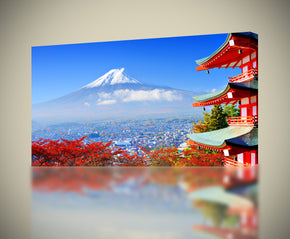 Mont Fuji Japon Canvas Print Giclee
