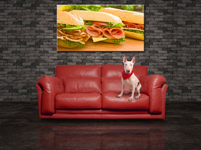 Sub Sandwich Canvas Print Giclee