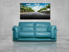Open Road View Canvas Print Giclee