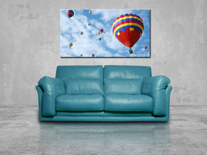 Hot Air Balloon Ride Canvas Print Giclee