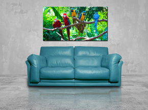 Parrots Canvas Print Giclee