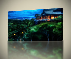 Night In Japan Canvas Print Giclee