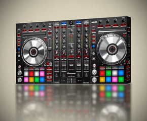 DJ Turn Table Controller Canvas Print Giclee