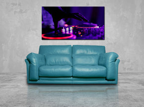 DJ Turn Table Controller Party Canvas Print Giclee