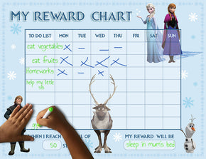 Frozen REWARD CHART Decal WALL STICKER Kids CC010