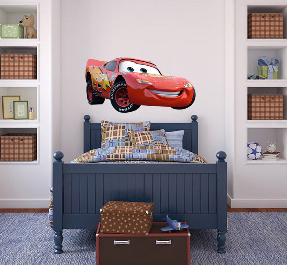 Ryan's Room Tour Disney Pixar Cars Lightning McQueen Theme Bedroom 