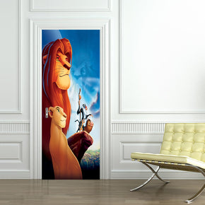 Lion King DIY DOOR WRAP Autocollant amovible décalcomanie D110