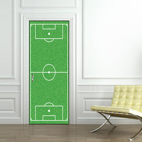 Terrain de football DIY DOOR WRAP Autocollant amovible D143