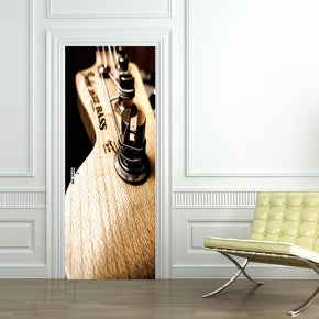 Guitare basse musique DIY DOOR WRAP Decal amovible autocollant D151