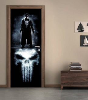 Super Hero Character DIY DOOR WRAP Autocollant amovible D15