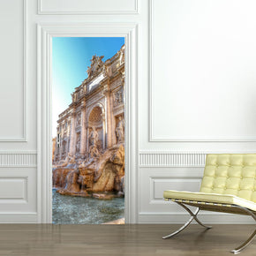 Rome DIY DOOR WRAP Autocollant amovible décalcomanie D163