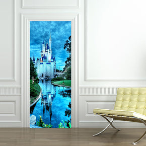 Princess Castle DOOR Wallpaper Decal Removable Sticker D195