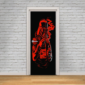 Dark Vador Star Wars DIY DOOR WRAP Autocollant amovible D209