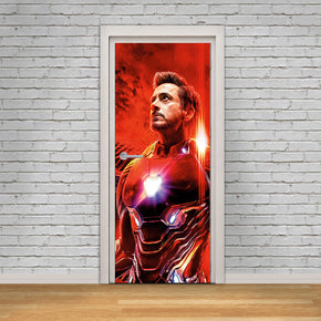 Super Hero Character DIY DOOR WRAP Decal Removable Sticker D297