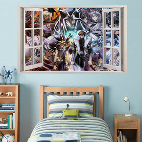 Yu-Gi-Oh! 3D Window View Wall Sticker Decal H116