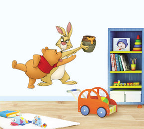 Pooh & Rabbit Winnie The Pooh Removable Wall Sticker Decal H142