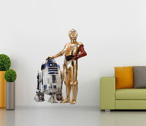 R2D2 C3PO Droids Star Wars Removable Wall Sticker Decal H143