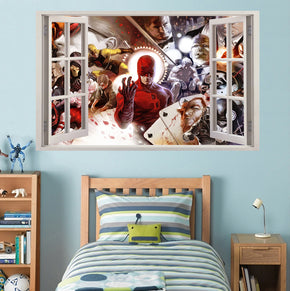 Super Heroes 3D Window Wall Sticker Decal H230