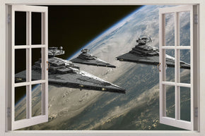 Star Wars Star Destroyer 3D Window Wall Sticker Autocollant H254