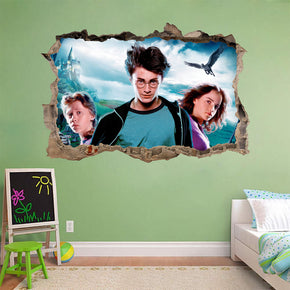 Harry Potter 3D Smashed Broken Decal Wall Sticker H324