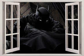 Super Heroes 3D Window Wall Sticker Decal H342