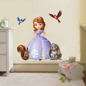 Sofia The First Animals Wall Sticker Decal H46
