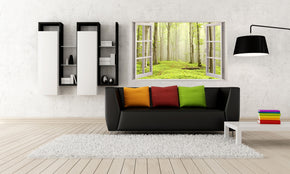 Forest Trees 3D Window Wall Sticker Decal