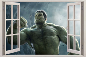 Super Heroes 3D Window Wall Sticker Decal H736