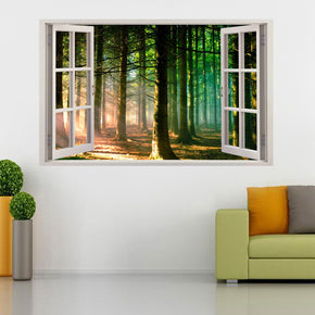 Majestic Forest 3D Window Wall Sticker Decal