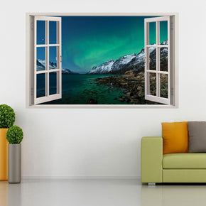 Northern Lights 3D Window Wall Sticker Decal H91