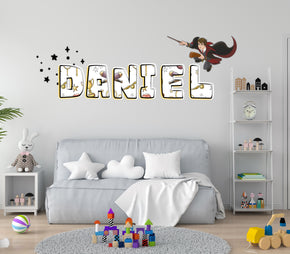 Harry Potter Personnalisé Custom Name Wall Sticker Decal WP156