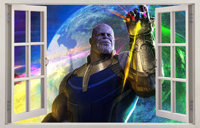 THANOS The Avengers 3D Window Wall Sticker Decal J1274