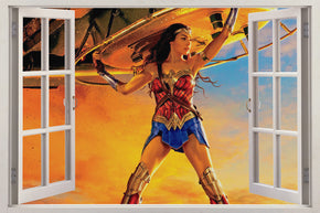 Wonder Woman Movie 3D Window Wall Sticker Decal J177