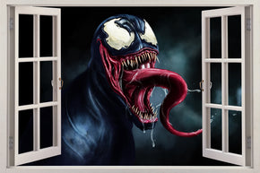 Venom Spider-Man 3D Window Wall Sticker Decal J623