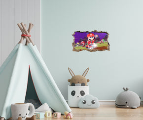 FORTNITE 3D Smashed Hole Illusion Sticker mural autocollant J1500