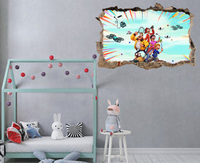 FORTNITE 3D Smashed Hole Illusion Sticker mural autocollant J1500