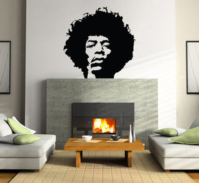 Rock Singer Wall Sticker Decal Stencil Silhouette ST135