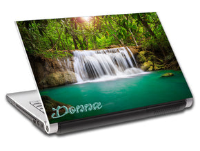 Waterfall Forest Personalized LAPTOP Skin Vinyl Decal L117