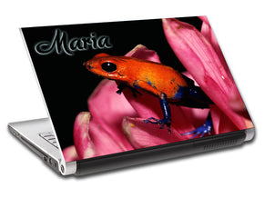 Poisonous Frog Personalized LAPTOP Skin Vinyl Decal L11