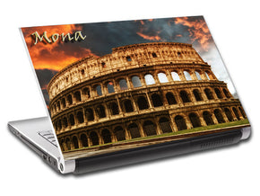 Colosseum Rome Personalized LAPTOP Skin Vinyl Decal L125