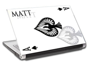 Ace Of Spades Personalized LAPTOP Skin Vinyl Decal L14