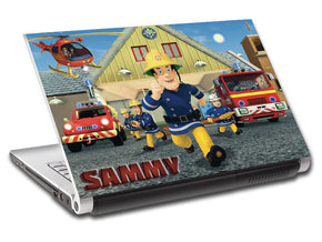 Fireman Personalized LAPTOP Skin Vinyl Decal L174