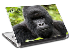 Gorilla Monkey Personalized LAPTOP Skin Vinyl Decal L213