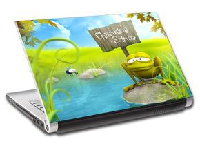 Frog Prince Personalized LAPTOP Skin Vinyl Decal L22