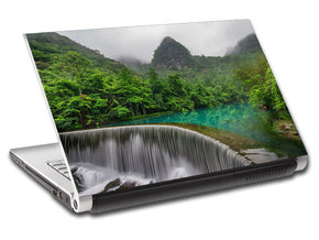 Jungle Waterfall Personalized LAPTOP Skin Vinyl Decal L233