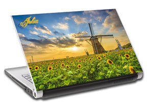Sunflower Sunset Personalized Notebook skin Vinyl Decal l270