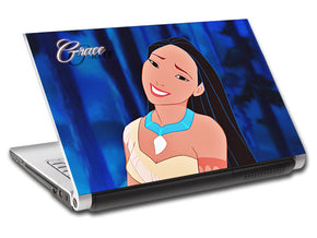 Pocahontas Character Personalized LAPTOP Skin Vinyl Decal L284